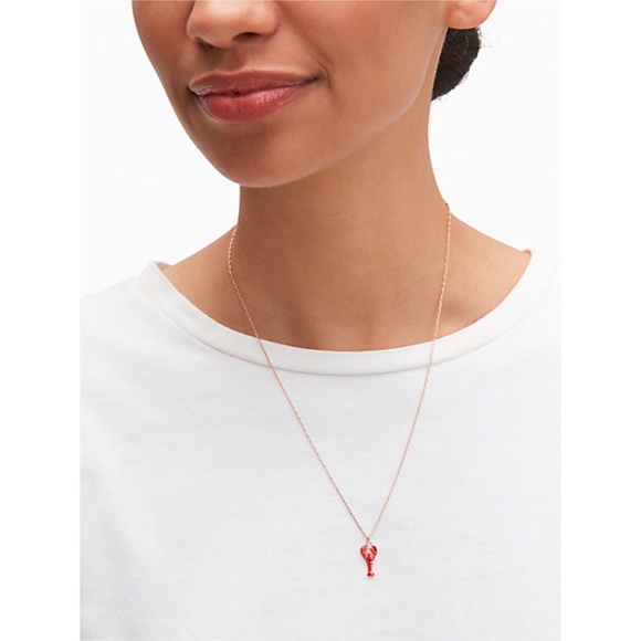 KATE SPADE • Love Lobster Pendant Necklace - Picture 2 of 4